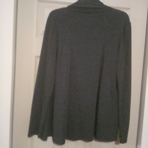Sweater, XL, dark grey, very long to hips.
